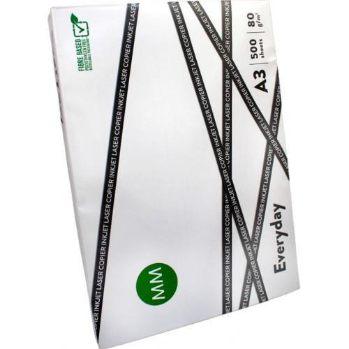Папір офісний А3 "MM Everyday" 80г/м2 С (500арк)(5)(100)