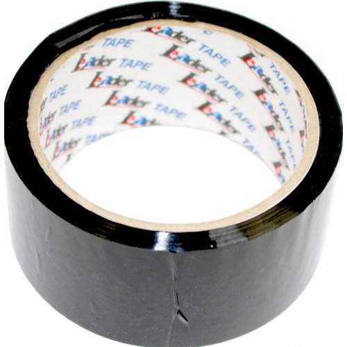 Стрічка клейка пакув. "Leader" 44ммх50м чорна №395042(6)(72)