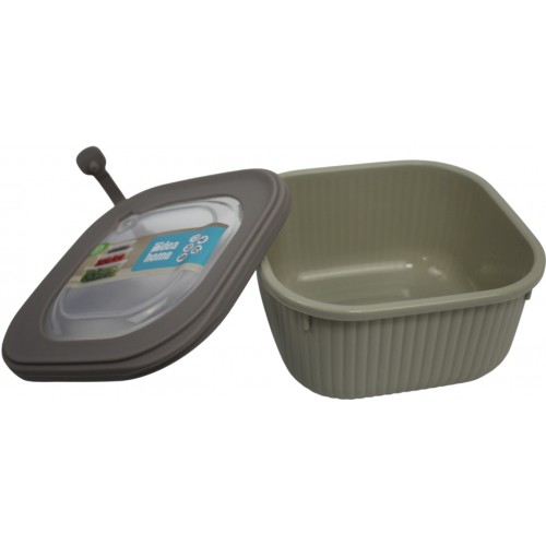 Контейнер для харч. прод. пласт. "Idea Home Line Box Bej" 1,1л квадр. №00682(24)