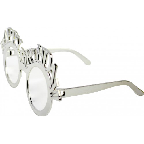 Окуляри "Happy birthday" срібло №15814(12)