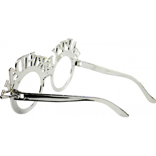 Окуляри "Happy birthday" срібло №15814(12)