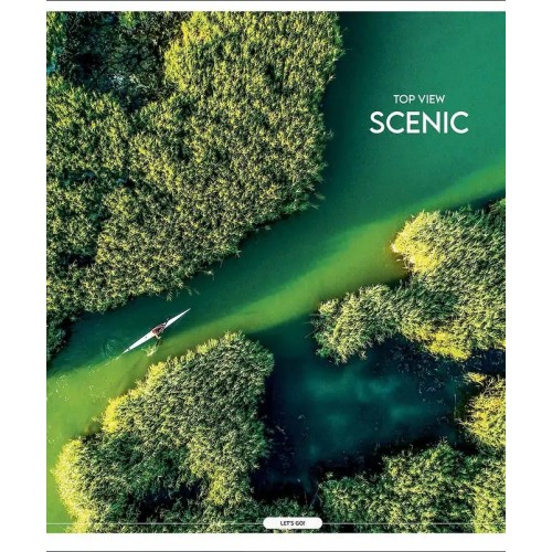 Зошит 96арк. кліт. Star "Top view scenic" УФ лак №096-3694K(5)(60)