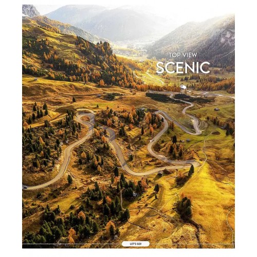 Зошит 96арк. кліт. Star "Top view scenic" УФ лак №096-3694K(5)(60)