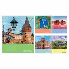 Зошит 18арк. кліт. Yes Ukraine travel №767992(25)(400)
