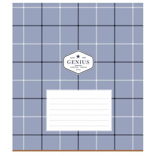 Зошит 12арк. кліт. Школярик "Your genius choice (патерн)" ВД-лак №012-3656K(30)(300)