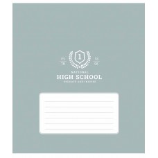 Зошит 12арк. кліт. Школярик "High school (патерн)" ВД-лак №012-3657K(30)(300)