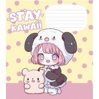 Зошит 12арк. кліт. Школярик "" глітер №012-3565K(30)(300)