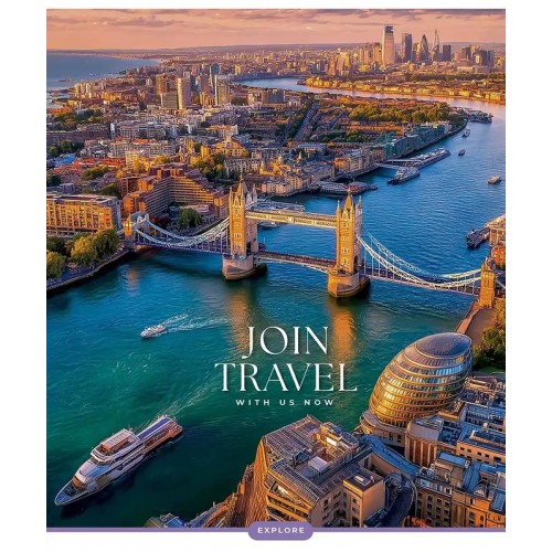 Зошит 96арк. кліт. Школярик "Join Travel" УФ-лак №096-3680K(5)(50)