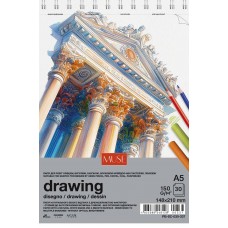 Блок для малювання пруж. 30/150 А5 "Muse" №PB-SC-030-337(4)