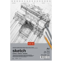 Блок для ескізів та малювання пруж. 50/115 А4 "Muse" №PB-SC-050-333(4)