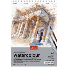 Блок для акварелі пруж. 30/220 А4 "Muse" №PB-SC-030-339(4)