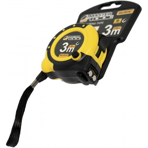 Рулетка Master Tool нейлонове покриття №64-3016 3мх16мм