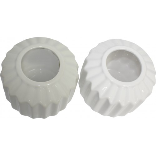 Ваза керам. "Viva Miroire" 12см мікс №6536(48)