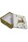 Коробка подарункова 20х20х9,5см оливкова №279-29-L
