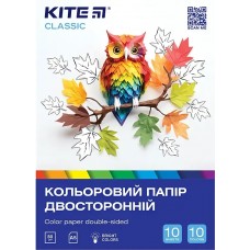 Папір кольор. А5 двостор. 10арк./10кольор. Kite Classic №K-293/Kite/(50)