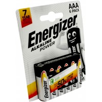 Батарейки Energizer Alkaline Power LR-03/блістер 6шт(12)
