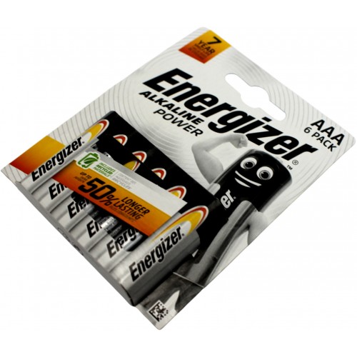 Батарейки Energizer Alkaline Power LR-03/блістер 6шт(12)
