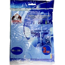 Серветка для прибирання "Помічниця" целлюлозна (3шт) прогумовані 18х20см №8541