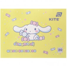 Нотний зошит А5 20арк. Cinnamoroll №CR26-405/Kite/(10)