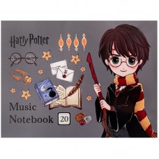 Нотний зошит А5 20арк. Harry Potter №HP26-405/Kite/(10)