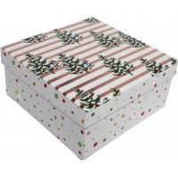 Коробка подарункова "Buromax" Новий Рік 15,5х15,5х7,5см №BM.23332-3
