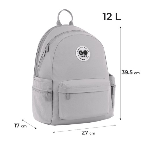 Рюкзак "GoPack" Education Teens 1від.,3карм. 2510M сірий №GO26-2510M-2(10)