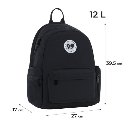 Рюкзак "GoPack" Education Teens 1від.,4карм. 2510M чорний №GO26-2510M-1(10)