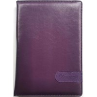 Щоден. А5 "Мандарин" недат. 160арк. лін. шкірзам фіолетовмй №9417(20)