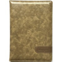 Щоден. А5 "Мандарин" недат. 160арк. лін. шкірзам бежевий №9422(20)