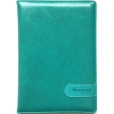 Щоден. А5 "Мандарин" недат. 160арк. лін. шкірзам бірюзовий №9424(20)