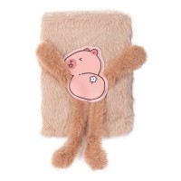 Блокнот А6 80арк. кліт. м'яка обкл. асорті "Kids line. Capybara" №ZB.700014/Zibi/