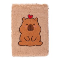 Блокнот А5 80арк. кліт. м'яка обкл. асорті "Kids line. Capybara3" №ZB.700017/Zibi/