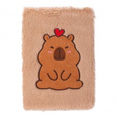 Блокнот А5 80арк. кліт. м'яка обкл. асорті "Kids line. Capybara3" №ZB.700017/Zibi/