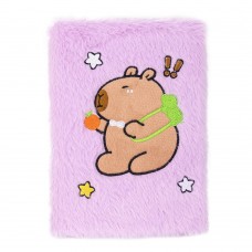 Блокнот А5 80арк. кліт. м'яка обкл. асорті "Kids line. Capybara13" №ZB.700034/Zibi/