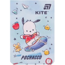 Блокнот А7 48арк. кліт. м'яка обкл. "Pochacco" №PC26-224/Kite/(10)