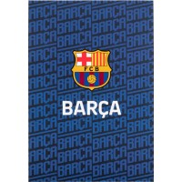 Блокнот А5 50арк. кліт. тв. обкл. FC Barcelona №BC25-194/Kite/(10)