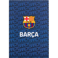 Блокнот А5 50арк. кліт. тв. обкл. FC Barcelona №BC25-194/Kite/(10)