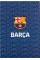 Блокнот А5 50арк. кліт. тв. обкл. FC Barcelona №BC25-194/Kite/(10)