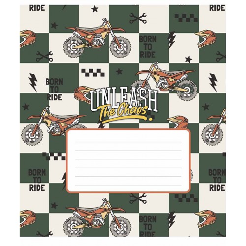 Зошит 12арк. кліт. Школярик "Genius" УФ-лак №012-3585K(30)(300)