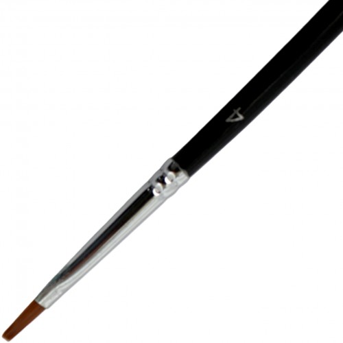 Набір пензлів худож. 5шт "Arteo" №187104 (синтетика кругла №1,3,4,плоска №4,8)