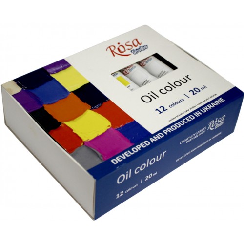 Набір олійних фарб 12х20мл "Rosa Studio" №131013(8)