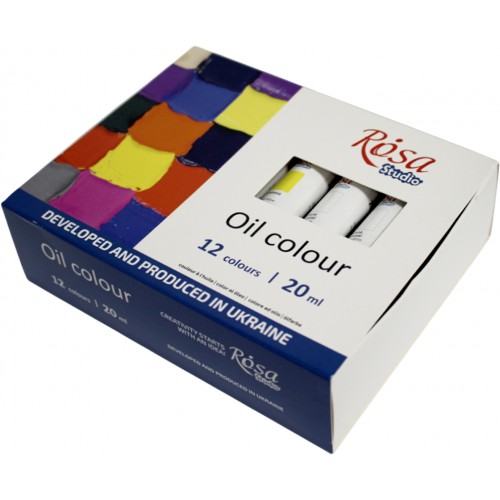 Набір олійних фарб 12х20мл "Rosa Studio" №131013(8)