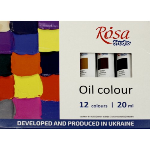 Набір олійних фарб 12х20мл "Rosa Studio" №131013(8)