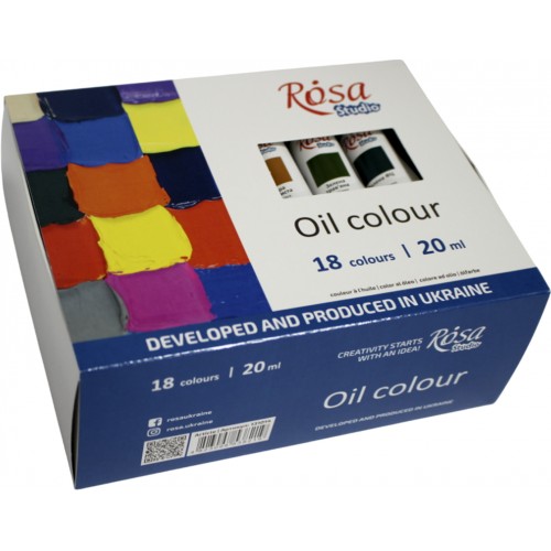 Набір олійних фарб 18х20мл "Rosa Studio" №131014(2)