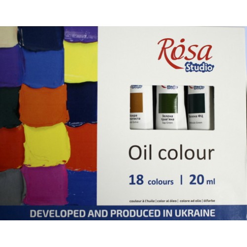 Набір олійних фарб 18х20мл "Rosa Studio" №131014(2)