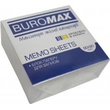 Блок/зам. нкл 90х90х40мм 500арк. "Buromax" Jobmax №2277(72)