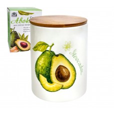 Ємність для сип. прод. керам. "Авокадо" 0,86л №6028-21/S&T/(36)