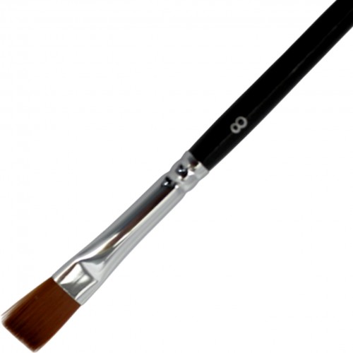 Набір пензлів для тканин 3шт "Arteo" №187106 (синтетика кругла №1 плоска №4,8)