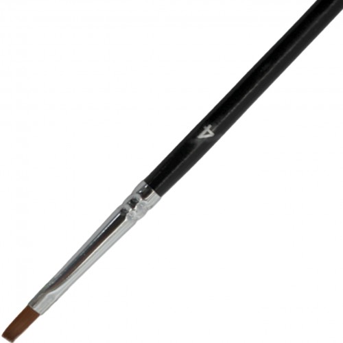 Набір пензлів для тканин 3шт "Arteo" №187106 (синтетика кругла №1 плоска №4,8)