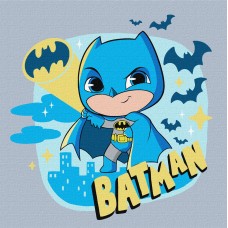 Картини по номерах акрил. для дітей "Batman: Герой темряви" 25х25см №KHO1342/Ідейка/